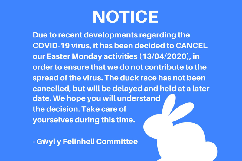 Easter Activities NOTICE