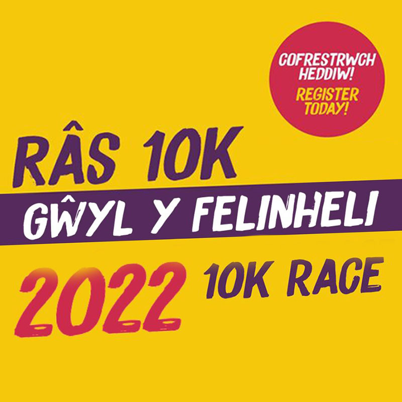 Poster Ras 10k Gwyl Y Felinheli 2022